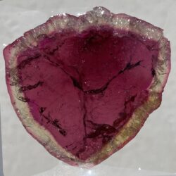 Wassermelonenturmalin Querschnitt