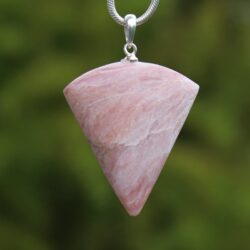 Baryt-Anhänger mit Silberöse B1