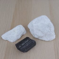 Baryt und Turmalin (Schörl) Set 3