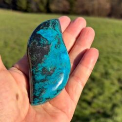 Chrysokoll Handschmeichler