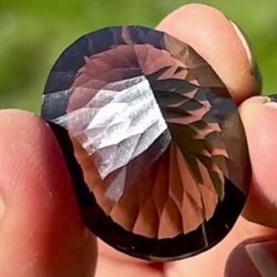 Rauchquarz Furka facettiert